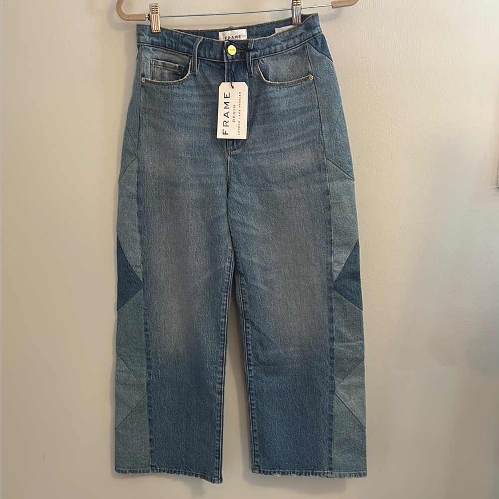 Frame Ali Wide Denim Jean NWT 27